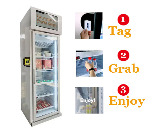 Smart fridge vending machine