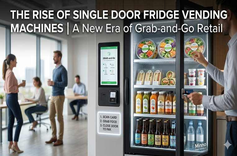 The Rise of Single Door Fridge Vending Machines: A New Era of Grab-and-Go Retail