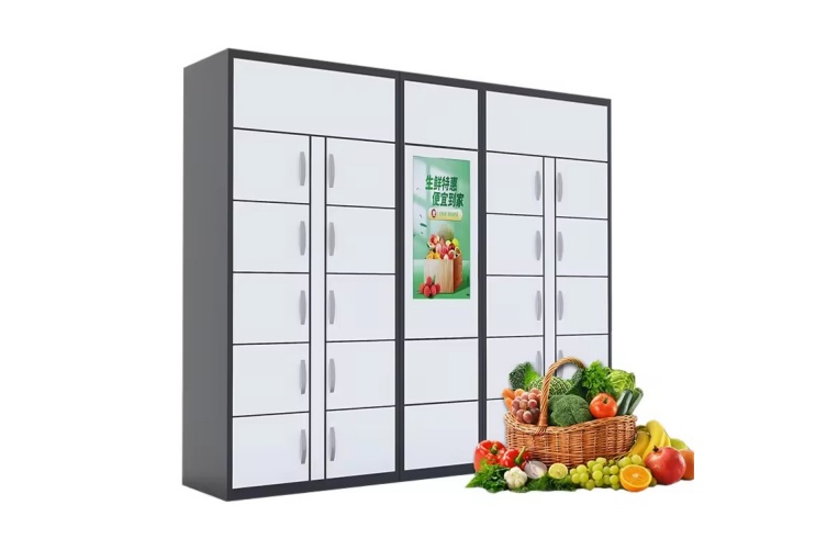 Smart Refrigerated Parcel Locker for Europe by Minno Furniture