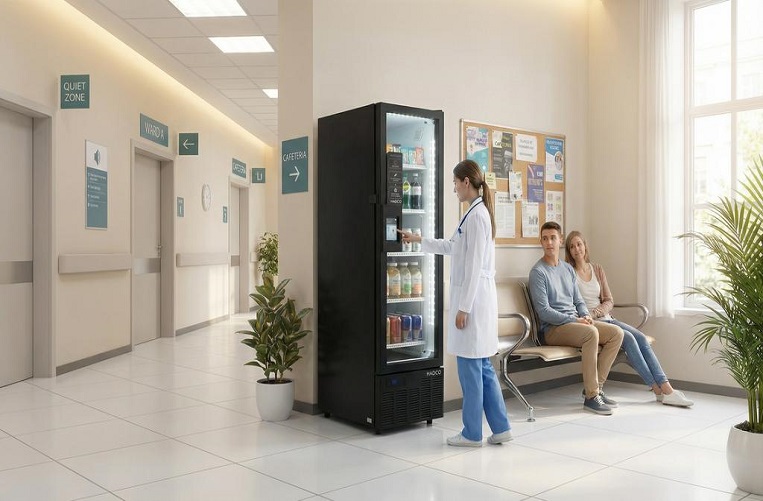 Smart Fridge Vending Machine for Hospitals: Convenient 24/7 Self-Service Shopping for Patients