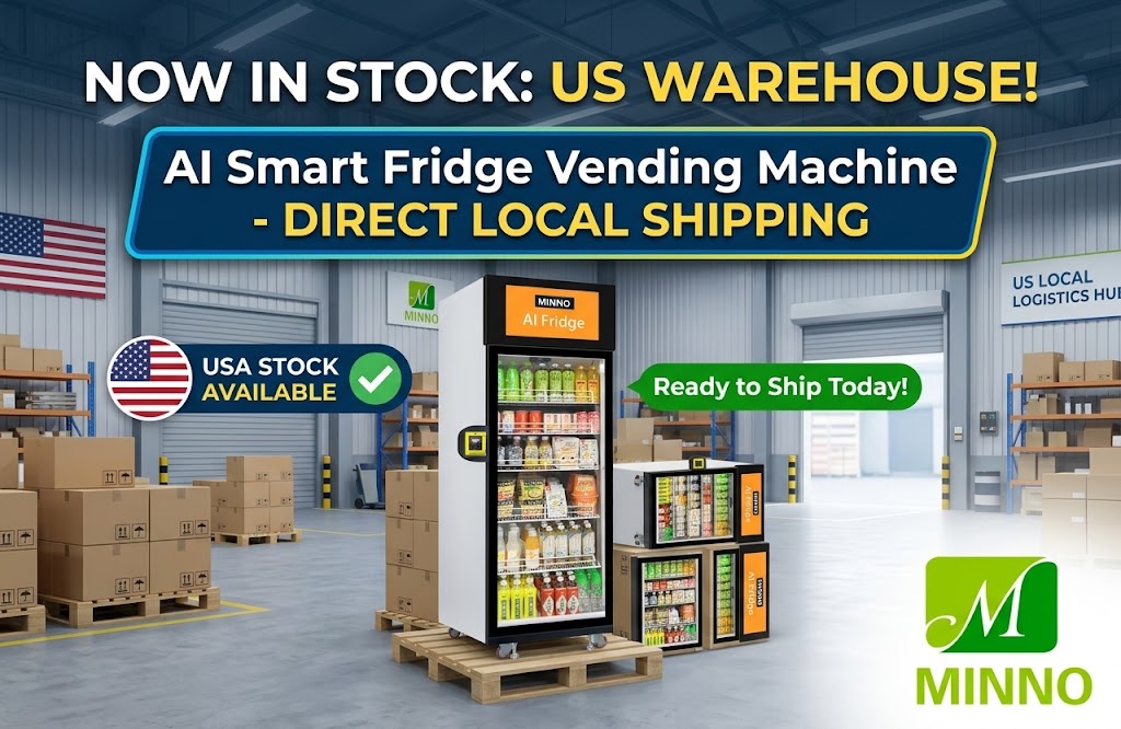 AI Smart Fridge Vending Machine Now in Stock at Our US Warehouse – Ready to Ship Locally