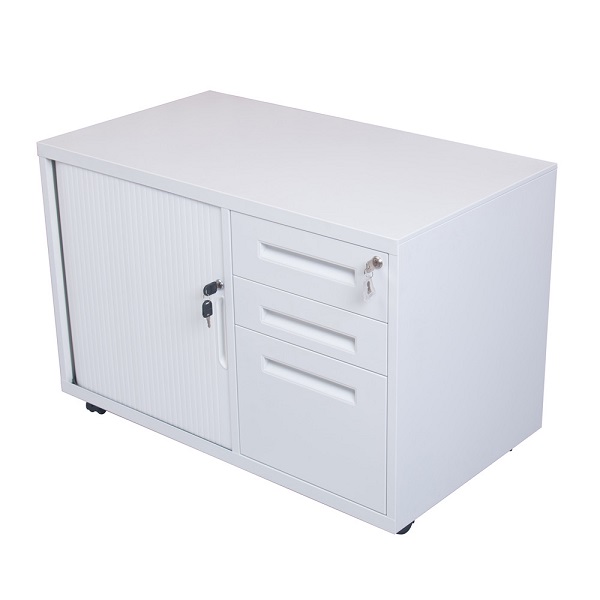 MINNO Mobile Cabinet With Tambour Door