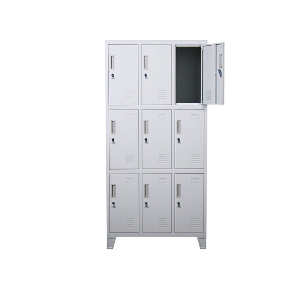 MINNO 9 door High foot steel locker