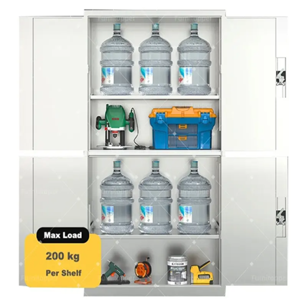 MINNO High-Capacity Stainless Steel Tool Cabinet - Heavy Duty Industrial Storage & Rolling Mobile Workbench for Commercial Workshop Organization