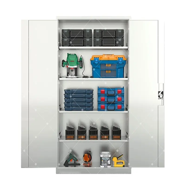 MINNO High-Capacity Stainless Steel Tool Cabinet - Heavy Duty Industrial Storage & Rolling Mobile Workbench for Commercial Workshop Organization