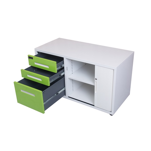 MINNO Mobile Cabinet With Tambour Door