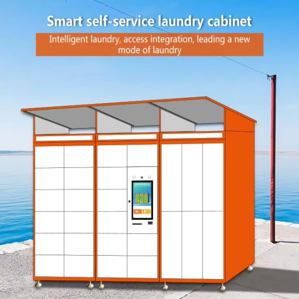 Minno Laundry Locker， 24/7 Dry Cleaners Smart Storage Locker & Laundry Self-service Parcel Delivery Locker, Cabinet