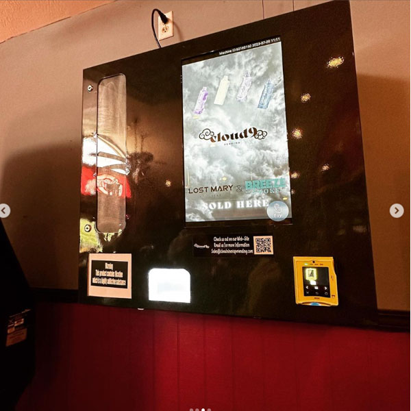 Small Wall mounted vending machine